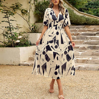 Shape - Robe midi formes géométriques