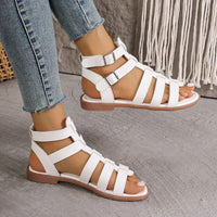Mélodie - sandale plate en cuir