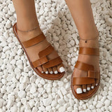 Céleste - sandale plate en cuir