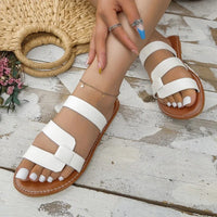 Céleste - sandale plate en cuir