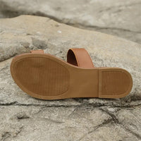 Elyse - sandale plate en cuir