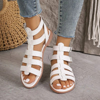 Mélodie - sandale plate en cuir