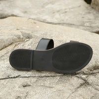 Elyse - sandale plate en cuir