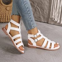 Mélodie - sandale plate en cuir