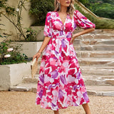 Bloume - Robe midi florale